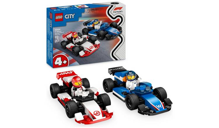 LEGO City F1 Williams Racing & Haas F1 Race Cars Set 60464