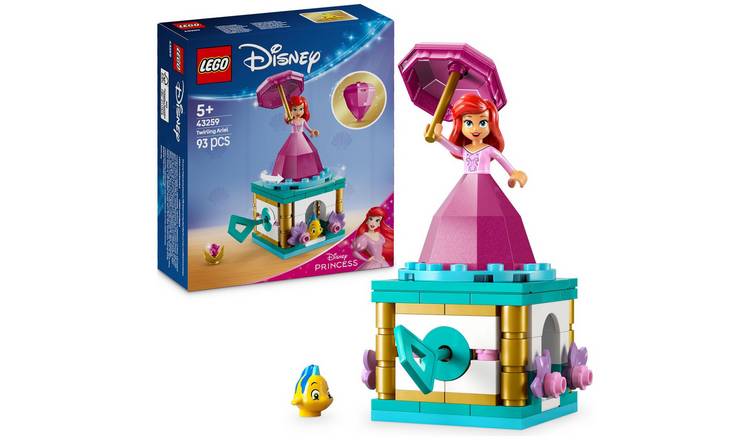 LEGO Disney Princess Twirling Ariel Building Toy Set 43259