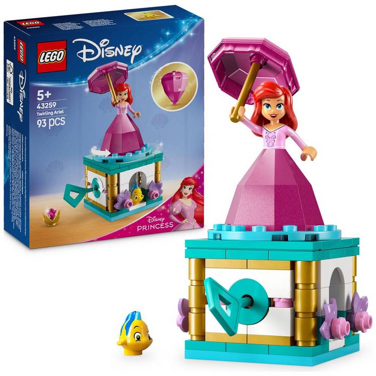 LEGO Disney Princess Twirling Ariel Building Toy Set 43259 0
