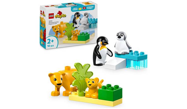 Buy LEGO DUPLO Wild Animal Families: Penguins & Lions Set 10442 | LEGO ...