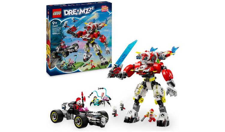 LEGO DREAMZzz 2in1 Cooper's Tiger Mech, Zero's Hot Rod 71497