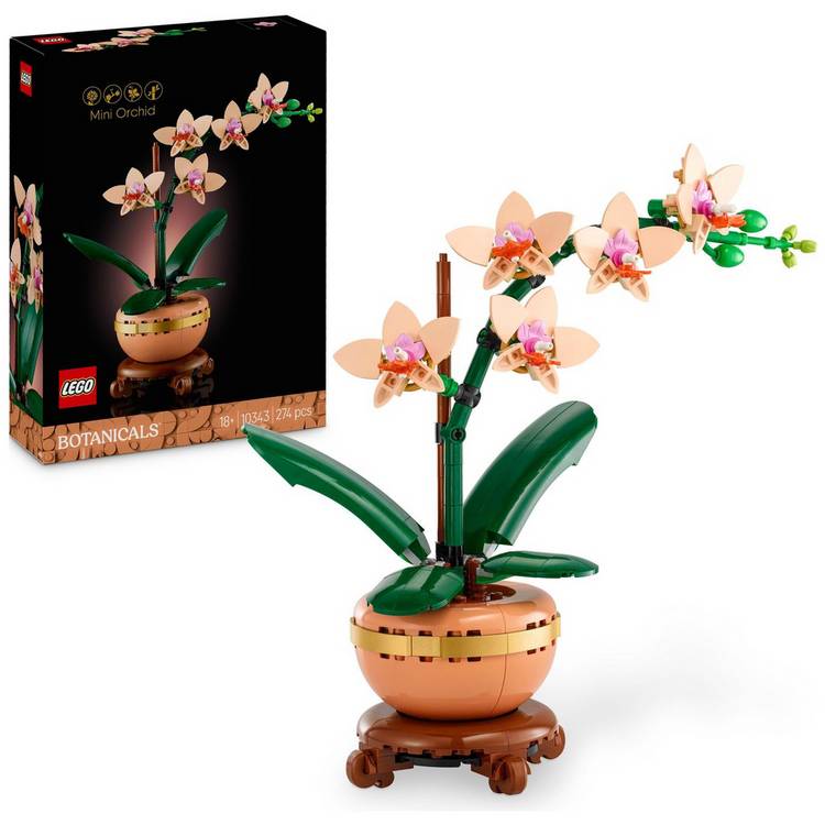 LEGO Botanicals Mini Orchid Artificial Plant Set 10343 0