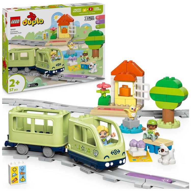 LEGO DUPLO Interactive Adventure Train Building Toy 10427 0