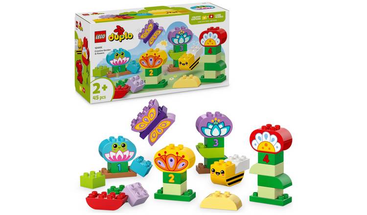 LEGO DUPLO Creative Garden & Flowers Stacking Toys Set 10444