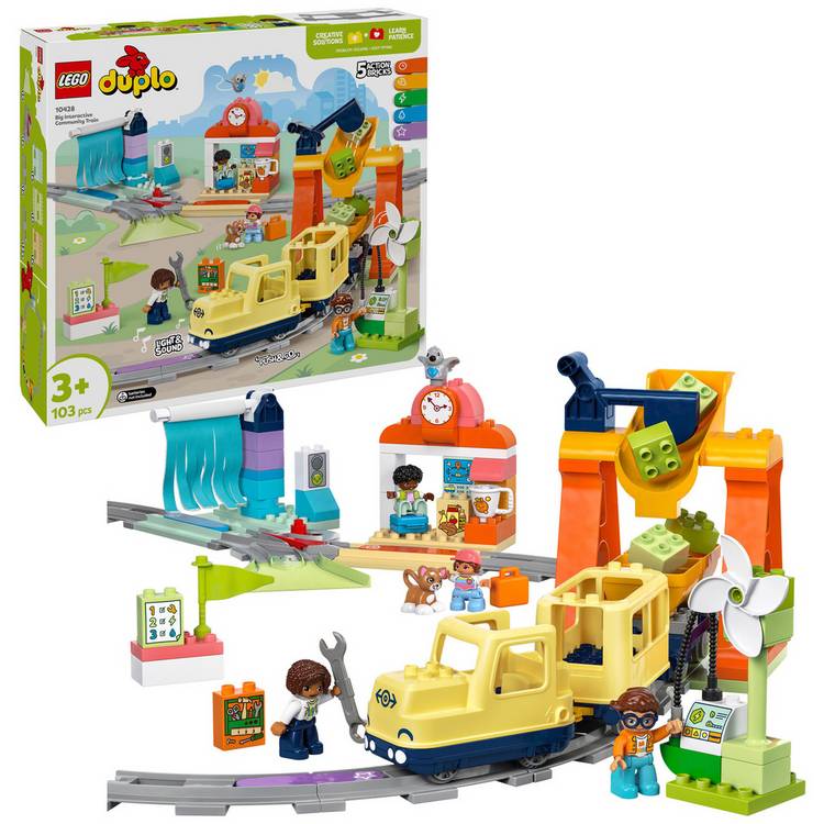 LEGO DUPLO Big Interactive Community Toy Train Set 10428 0