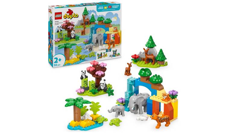 LEGO DUPLO 3in1 Wild Animal Families Learning Toy Set 10446