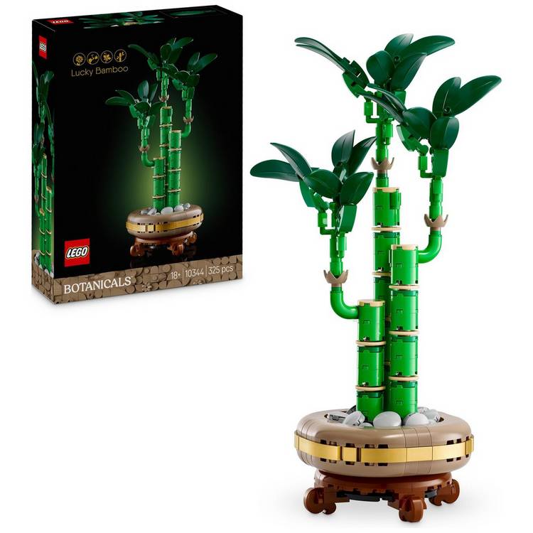 LEGO Botanicals Lucky Bamboo Artificial Plant Set 10344 0