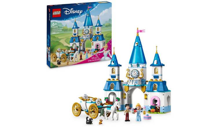 LEGO Disney Princess Cinderella Castle, Horse Carriage 43275