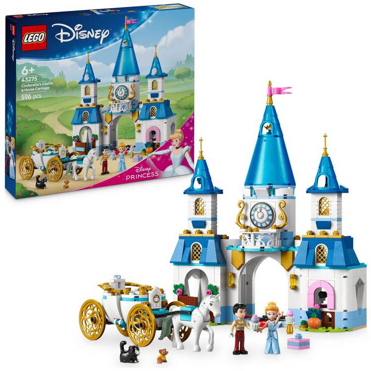LEGO Disney Princess Cinderella Castle, Horse Carriage 43275 0