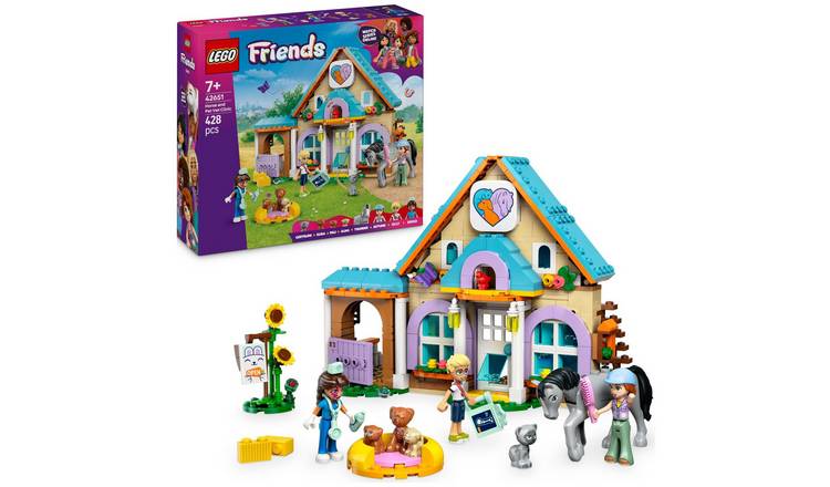 LEGO Friends Horse and Pet Vet Clinic Animal Toy Set 42651