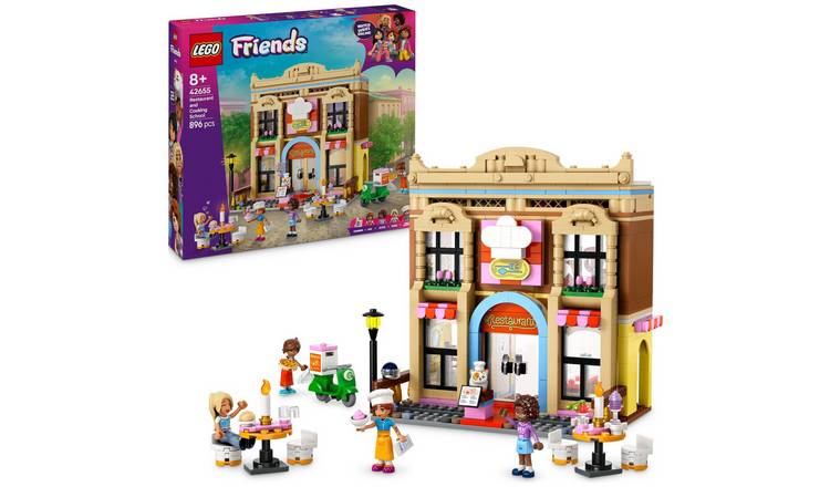 LEGO Friends Restaurant & Cooking School Toy Food Set 42655