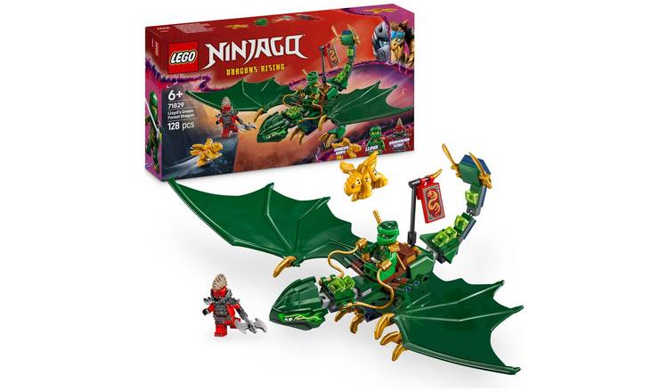 LEGO NINJAGO Lloyd's Green Forest Dragon Toy for Kids 71829