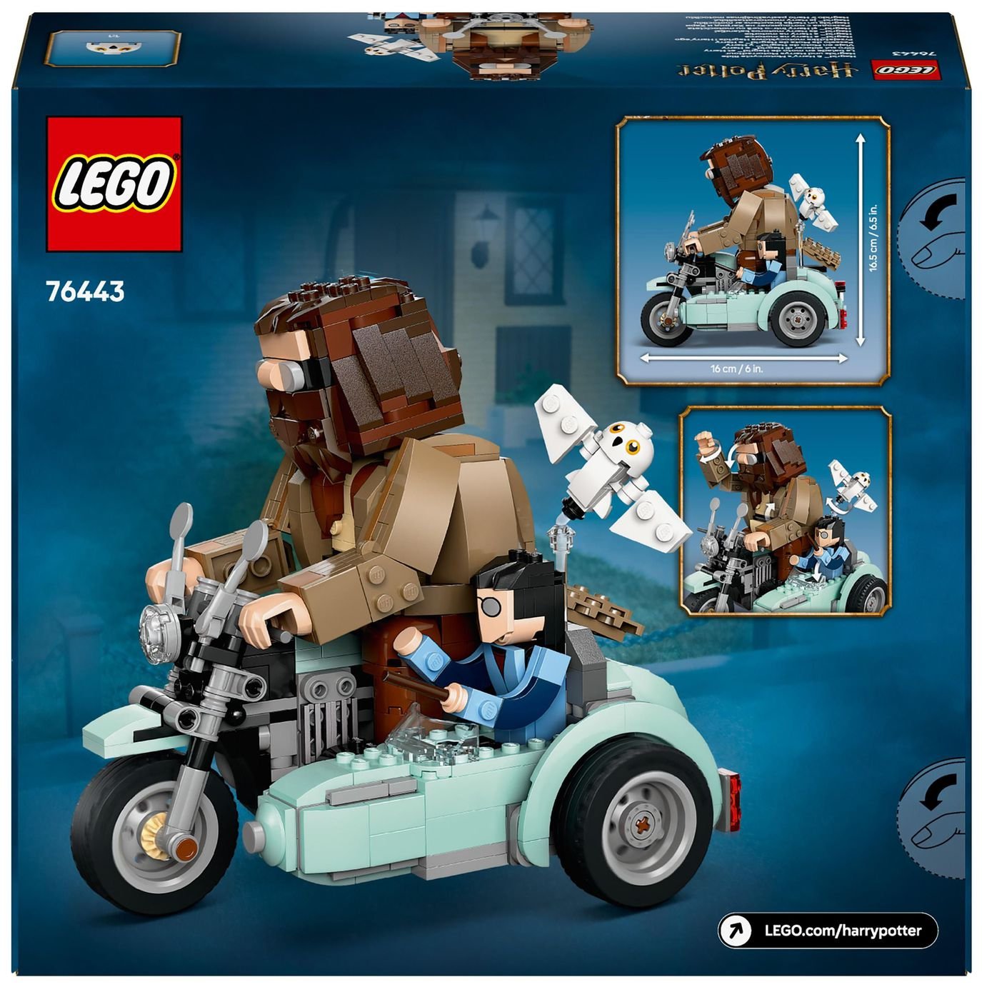 トイガン Buy LEGO Harry Potter Hagrid & Harry's Motorcycle Ride Toy 76443