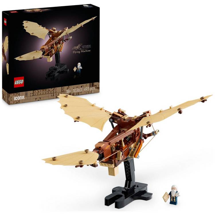 LEGO Icons Leonardo da Vinci's Flying Machine Set 10363 0
