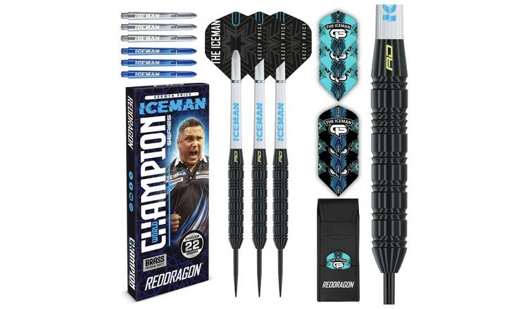 Red Dragon Gerwyn Price Iceman 22g Brass Darts Set