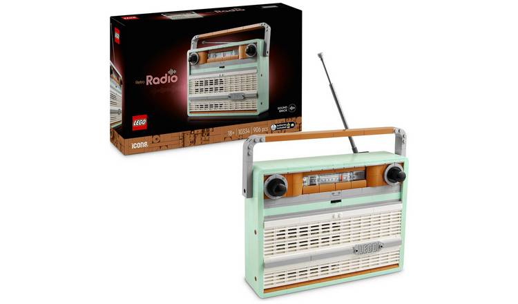 LEGO Icons Retro Radio Building Set for Adults 10334