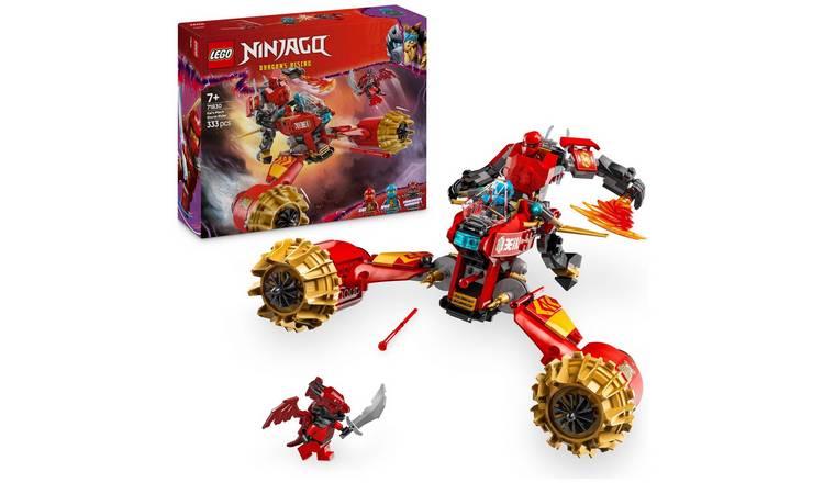 LEGO NINJAGO Kai's Mech Storm Rider 2in1 Ninja Toy Set 71830