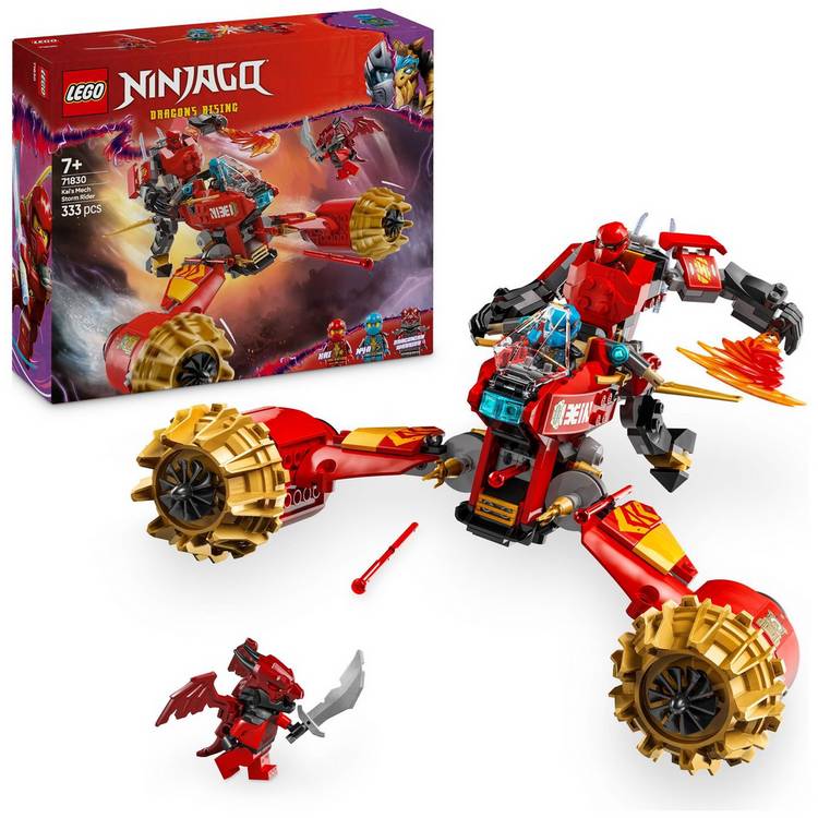 LEGO NINJAGO Kai's Mech Storm Rider 2in1 Ninja Toy Set 71830 0