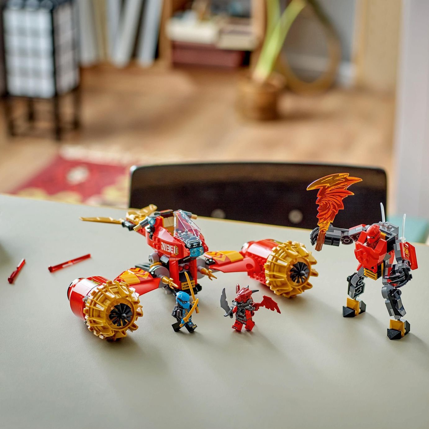 Buy LEGO NINJAGO Kai's Mech Storm Rider 2in1 Ninja Toy Set 71830