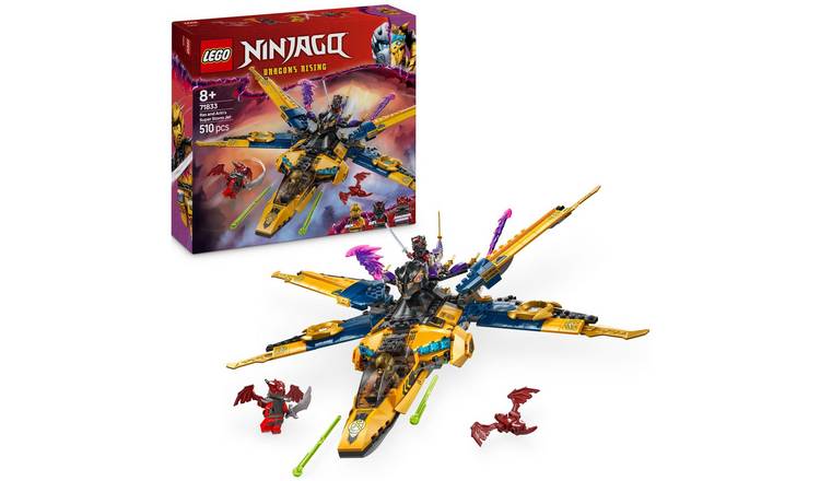 LEGO NINJAGO Ras and Arin's Super Storm Jet Ninja Toy 71833