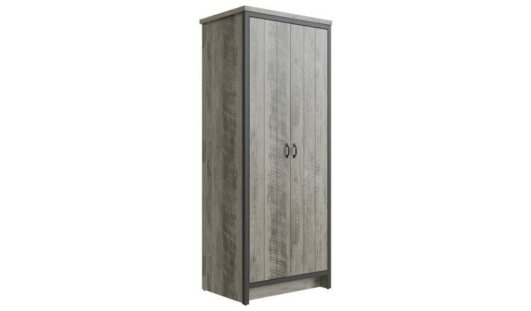 GFW Boston 2 Door Wardrobe - Grey