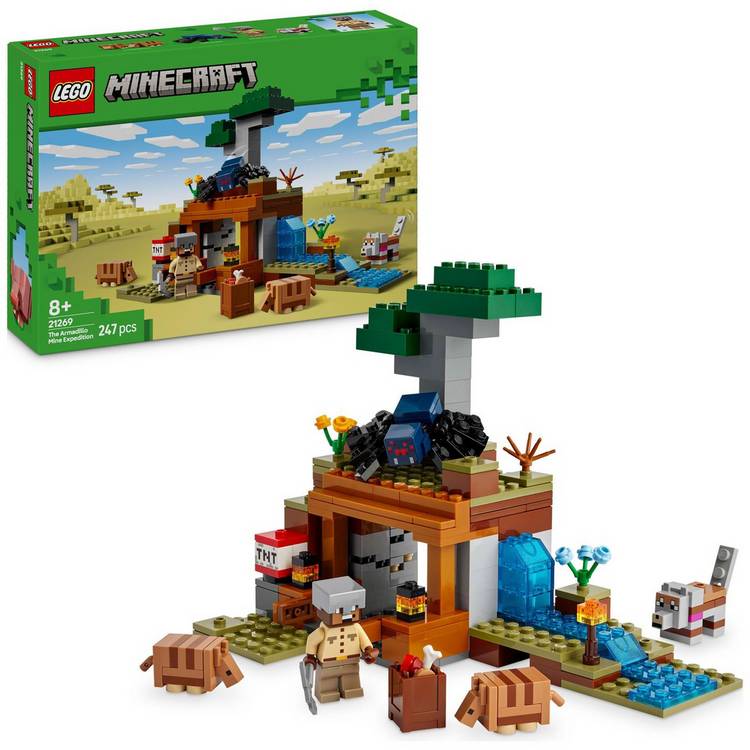 LEGO Minecraft The Armadillo Mine Expedition Toy Set 21269 0