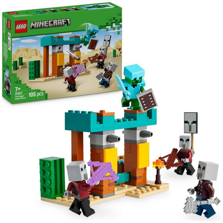 LEGO Minecraft The Illager Desert Patrol Building Toy 21267 0