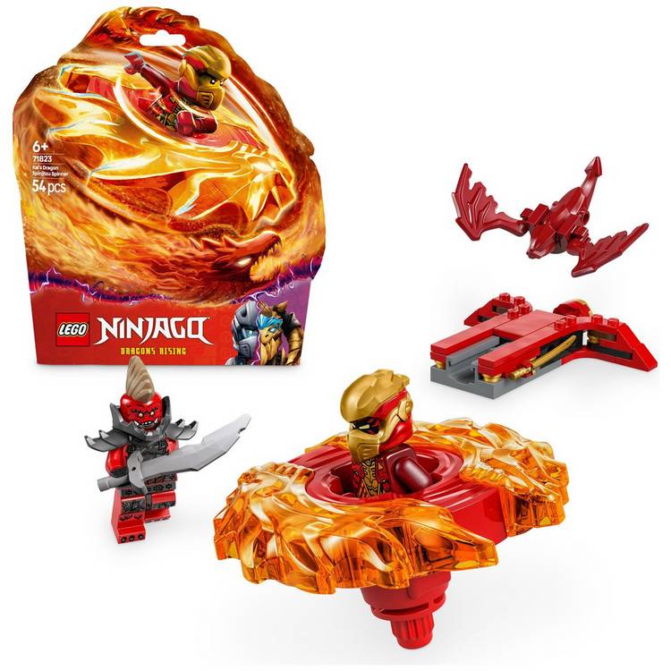 LEGO NINJAGO Kai's Dragon Spinjitzu Spinner Toy Set 71823 0