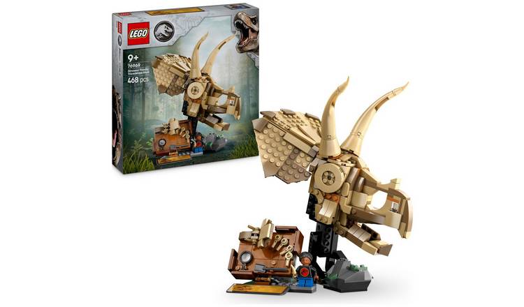 LEGO Jurassic World Dinosaur Fossil: Triceratops Skull 76969