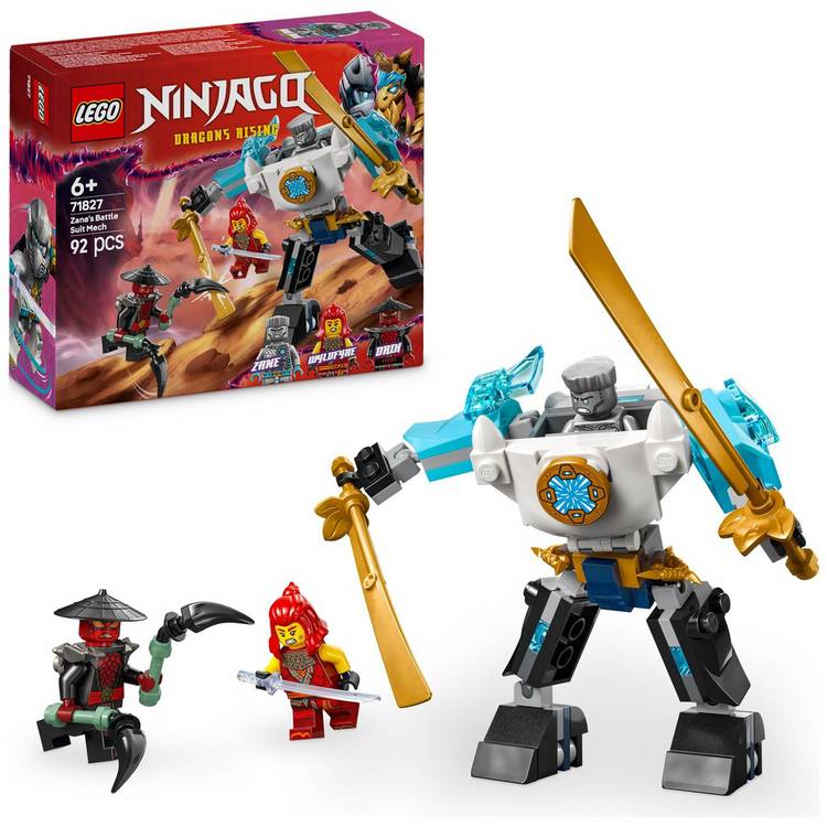LEGO NINJAGO Zane's Battle Suit Mech Ninja Toy Set 71827 0