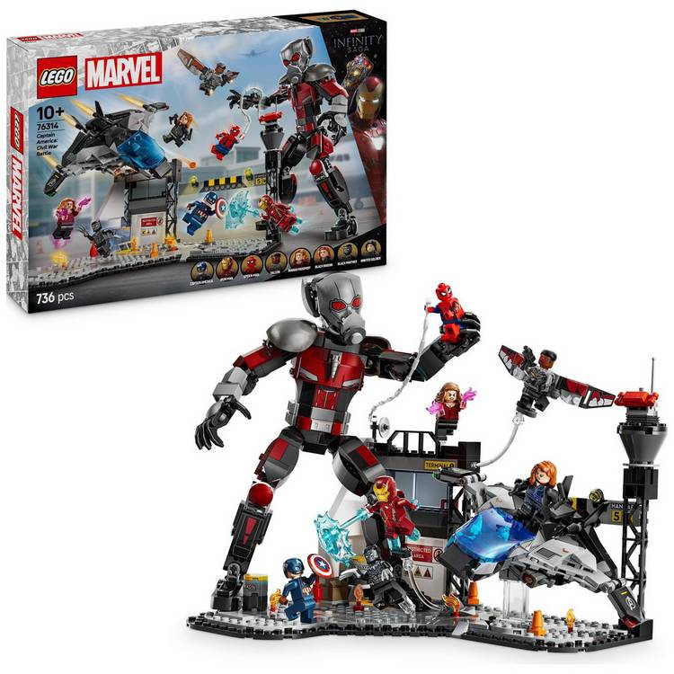 LEGO Marvel Captain America: Civil War Action Battle 76314 0