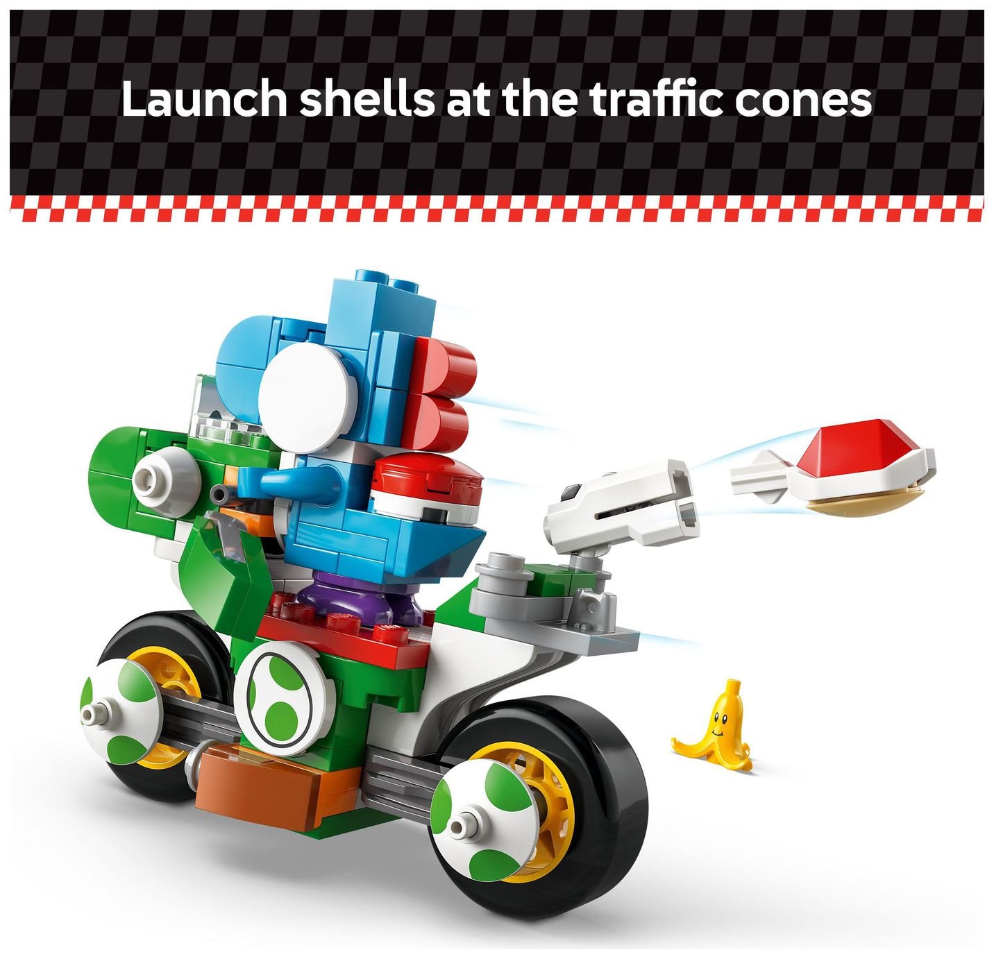Buy LEGO Super Mario: Mario Kart – Yoshi Bike Toy Set 72031 | LEGO