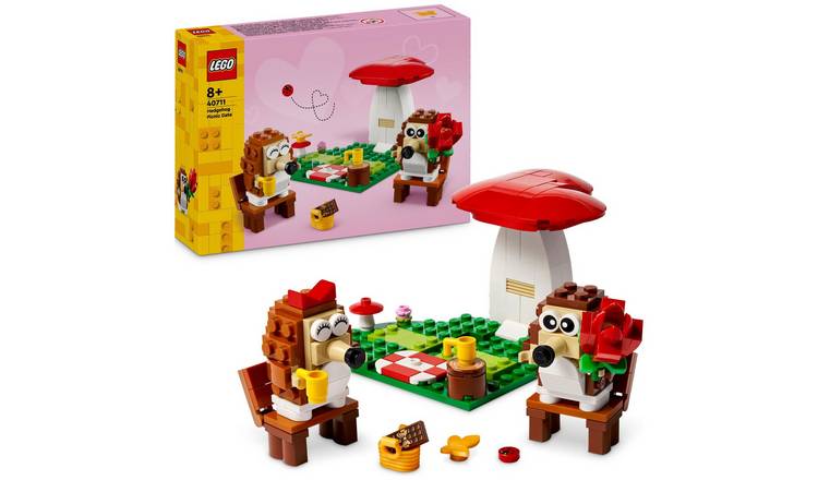 LEGO Hedgehog Picnic Date Set with Toy Animal Figures 40711