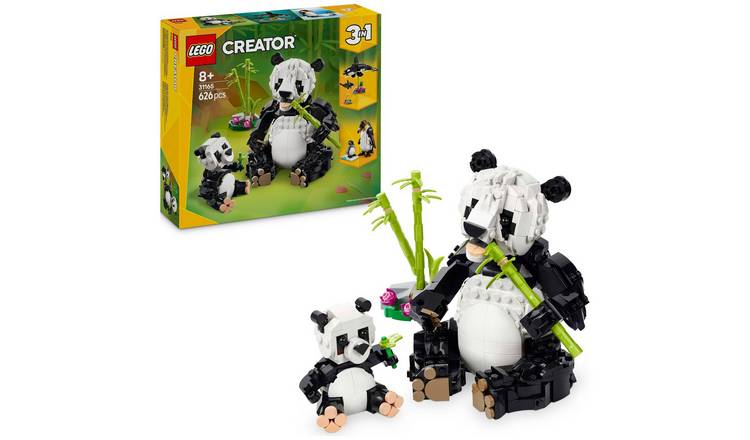 LEGO Creator 3in1 Wild Animals: Panda Family Toy Set 31165