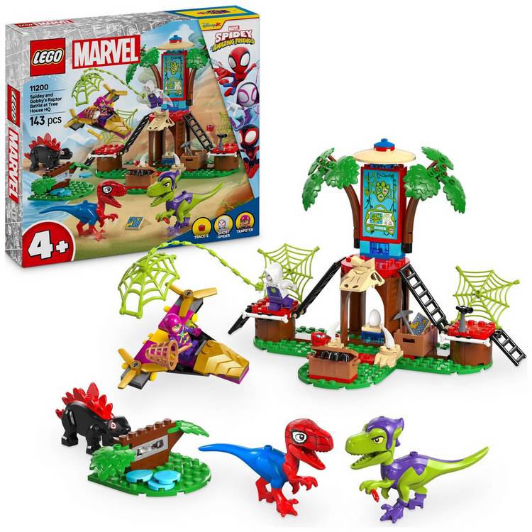 LEGO Marvel Spidey & Gobby's Raptor Battle, Tree House 11200 0