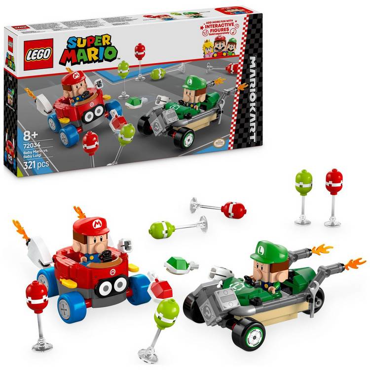 LEGO Super Mario Kart – Baby Mario vs. Baby Luigi 72034 0