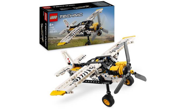 LEGO Technic Bush Plane Building Toy Set for Kids 42198