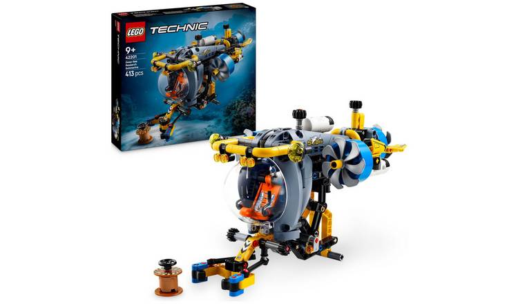 LEGO Technic Deep-Sea Research Submarine Building Toy 42201