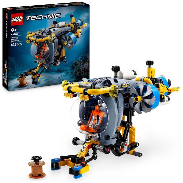 LEGO Technic Deep-Sea Research Submarine Building Toy 42201 0