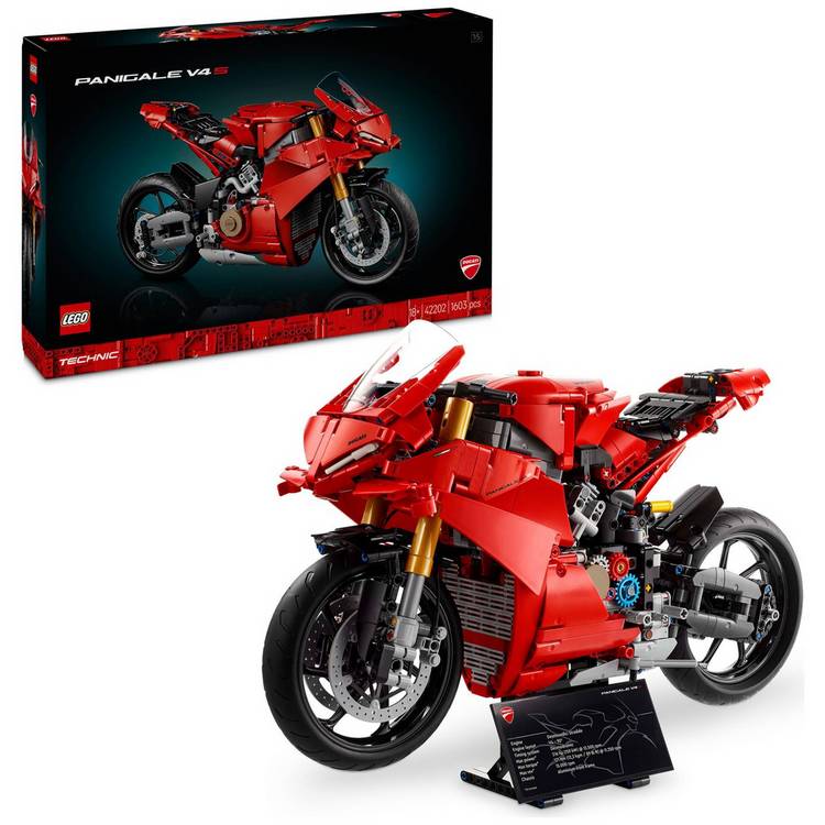 LEGO Technic Ducati Panigale V4 S Motorcycle Model Set 42202 0