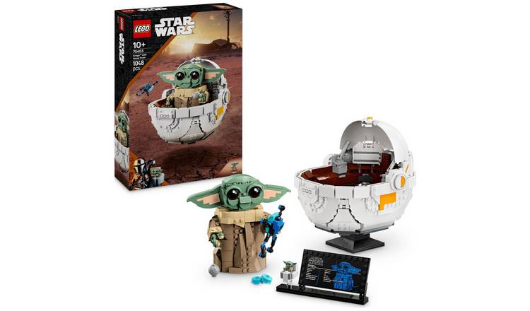 LEGO Star Wars Grogu with Hover Pram Building Toy 75403