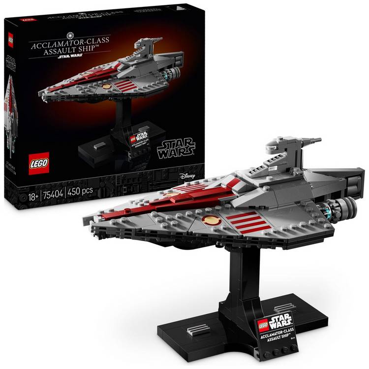 LEGO Star Wars Acclamator-Class Assault Ship Model Set 75404 0