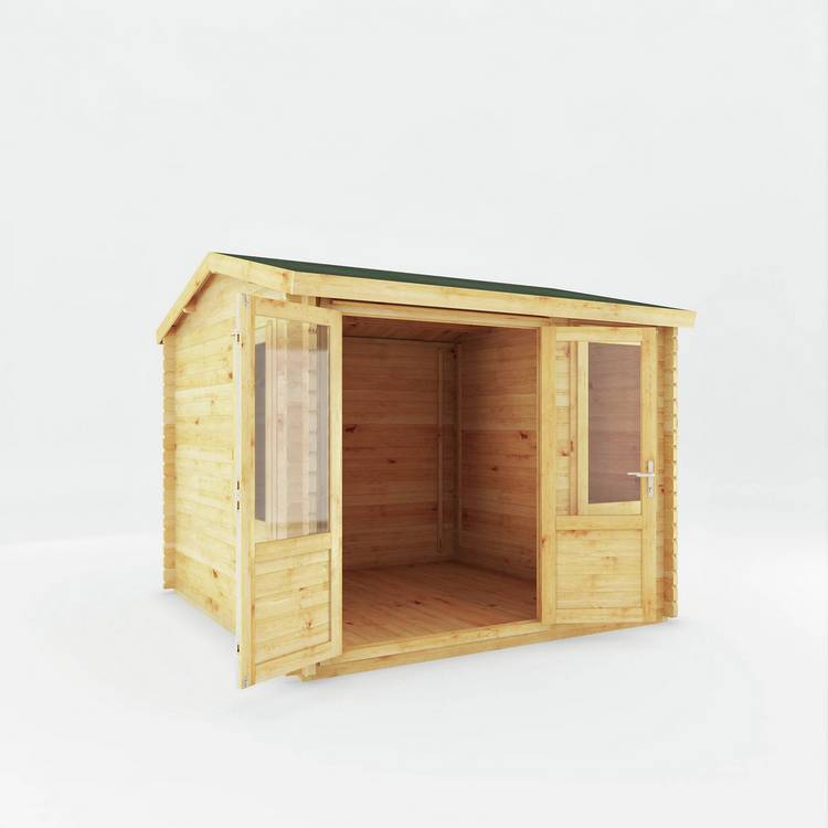 Mercia 3m x 3m Home Office Elite Log Cabin 0