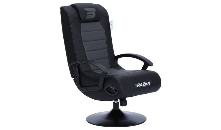 BraZen Stag 2.1 Bluetooth Surround Sound Gaming Chair - Grey