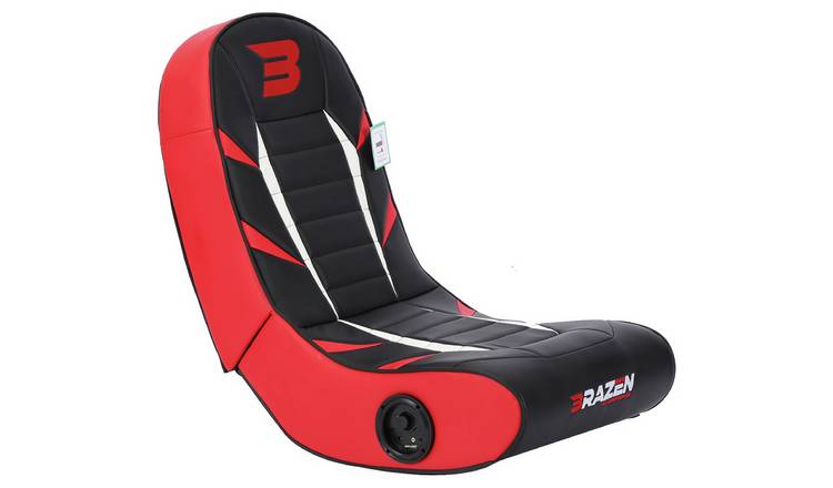 BraZen Python 2.0 Bluetooth Surround Sound Gaming Chair Red