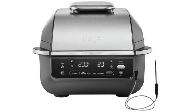 Ninja 5-in-1 EG351UK 5.7L Grill & Air Fryer - Black & Silver