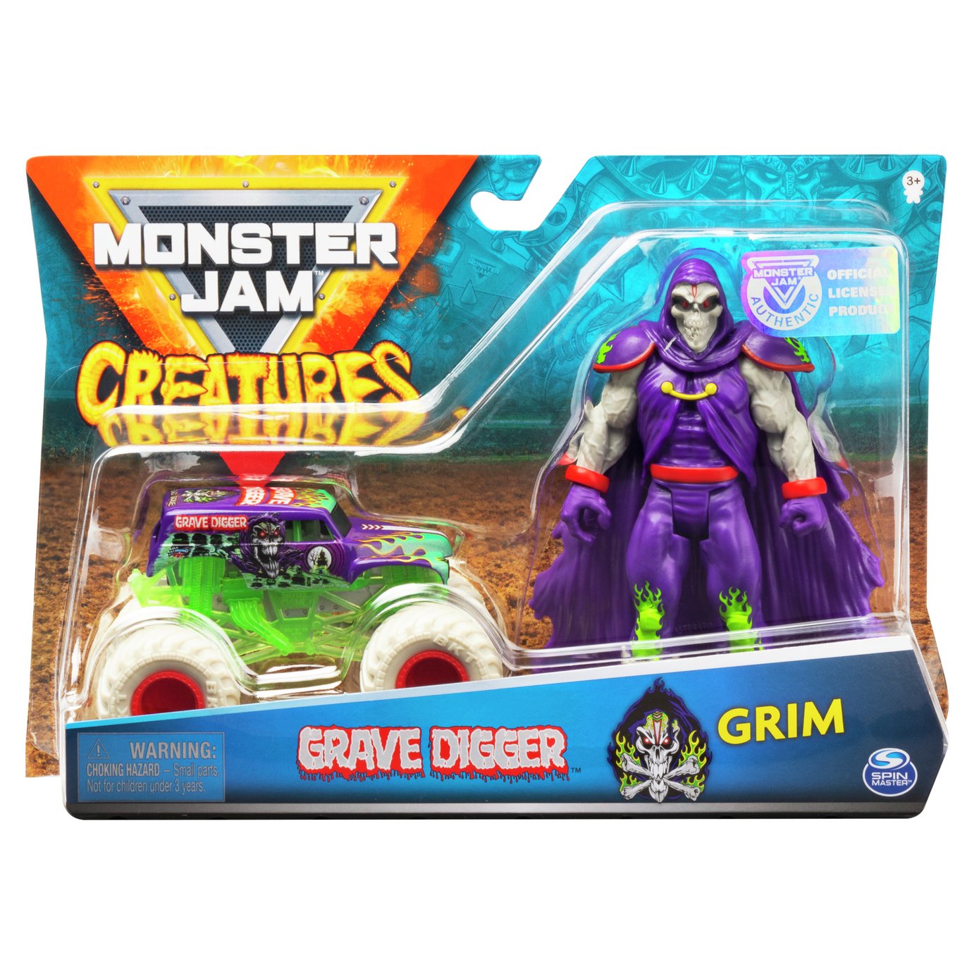 Monster Jam 1:64 Grave Digger Truck and Figure Review