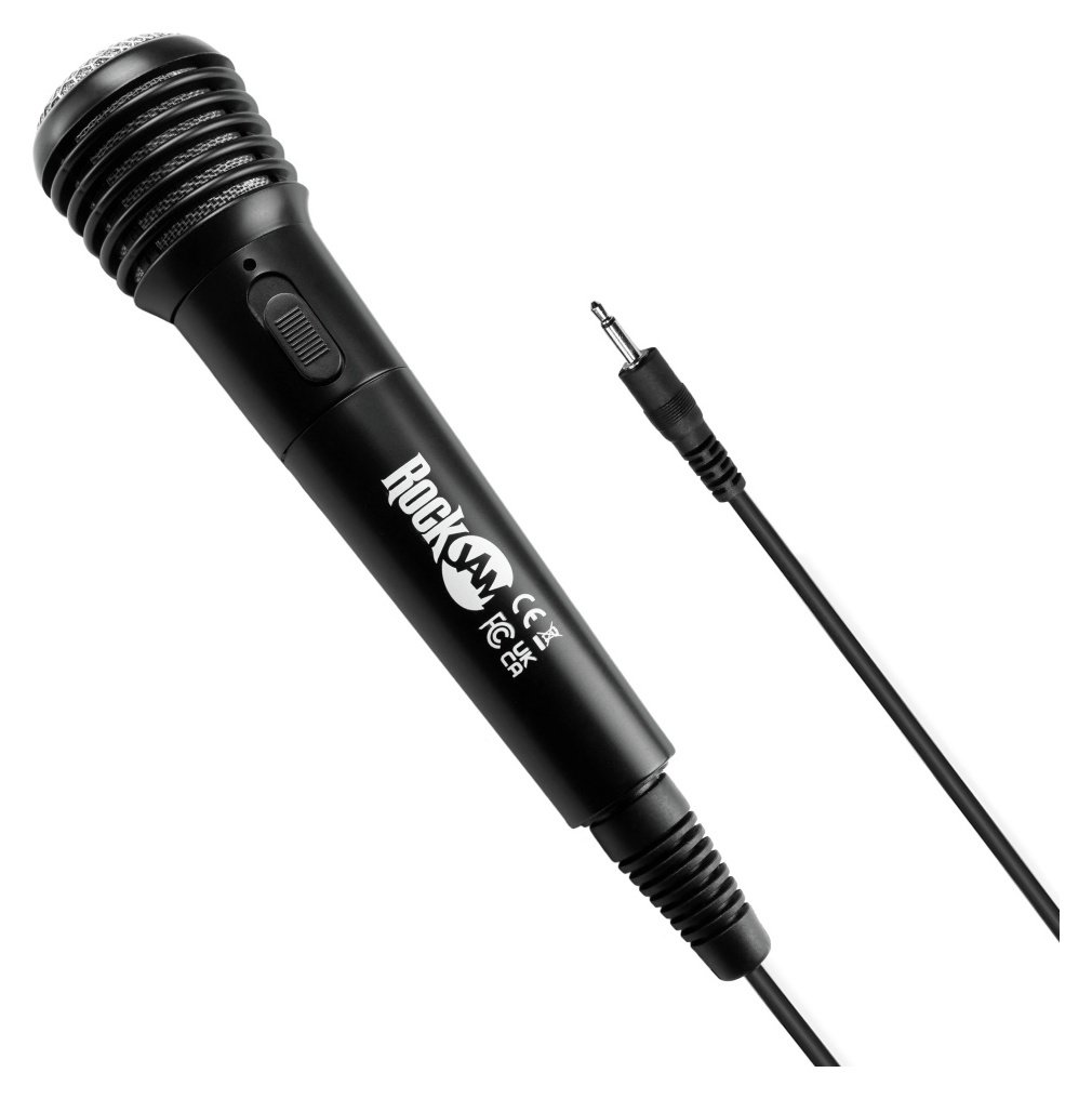 RockJam RJKEM01-BK Wired Keyboard Microphone - Black