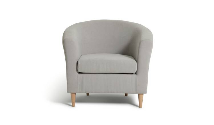 Habitat Fabric Tub Chair - Grey