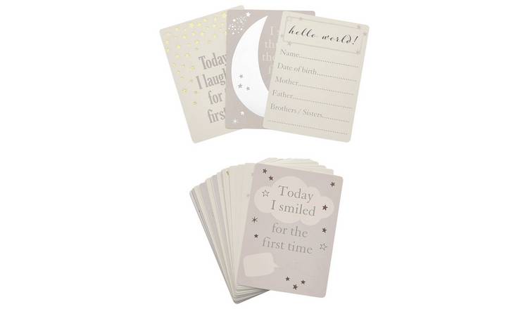 Bambino Little Star Baby Milestone Cards